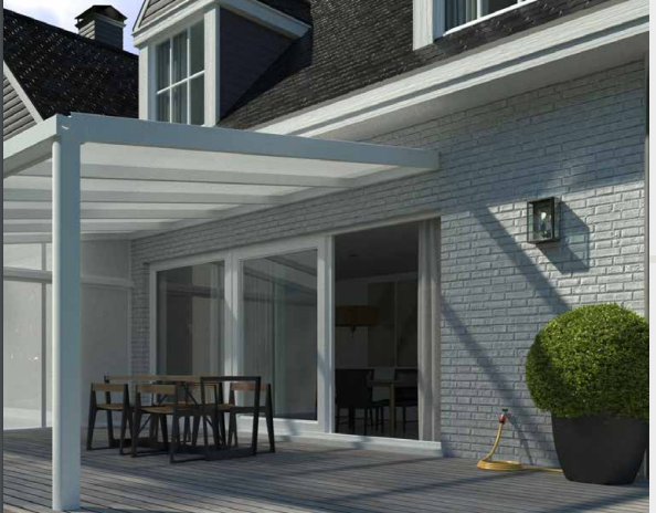 Paroi fixe et trapèzes pour Pergola SKYLUX